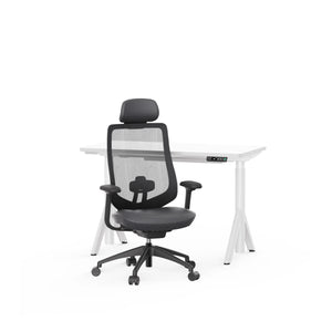 Robin Standing Desk And Newton Ergonomic Chair Bundle