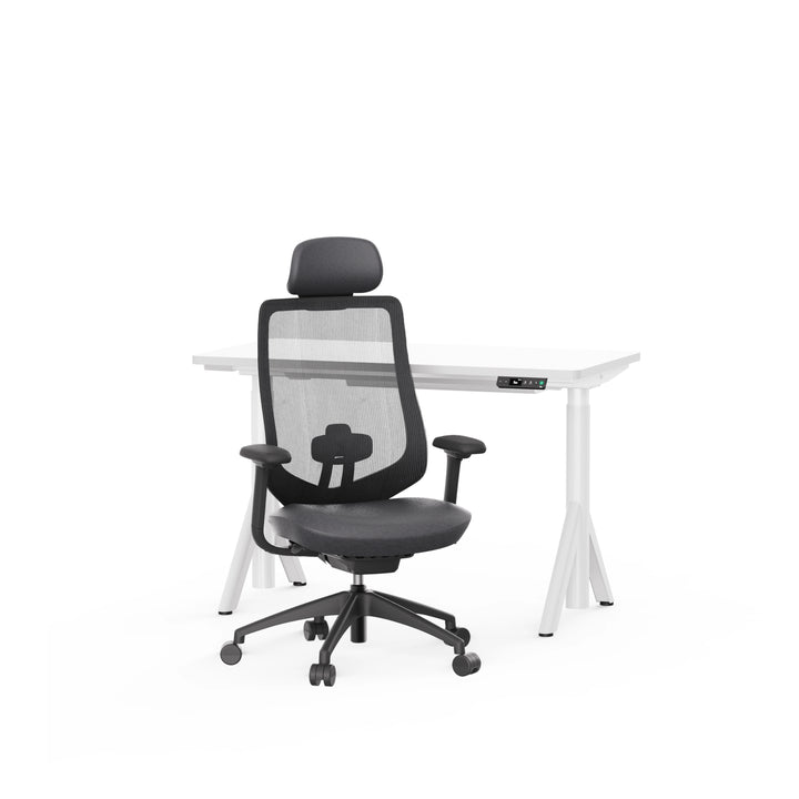Robin Standing Desk And Newton Ergonomic Chair Bundle