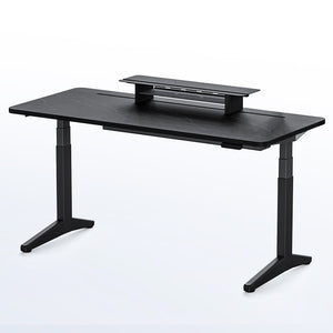 Two-Tier Metal Computer Monitor Riser Desk Organizer