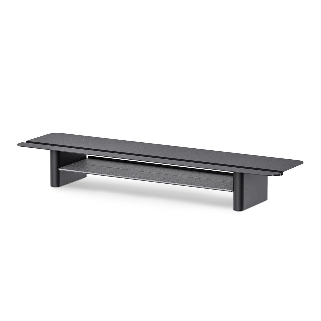 Two-Tier Metal Computer Monitor Riser Desk Organizer