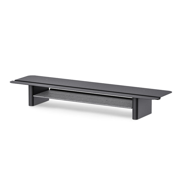 Two-Tier Metal Computer Monitor Riser Desk Organizer