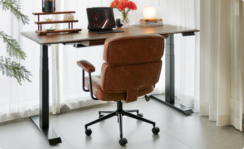 Perfect Home Office Setup: Standing Desk + Ergonomic Chair