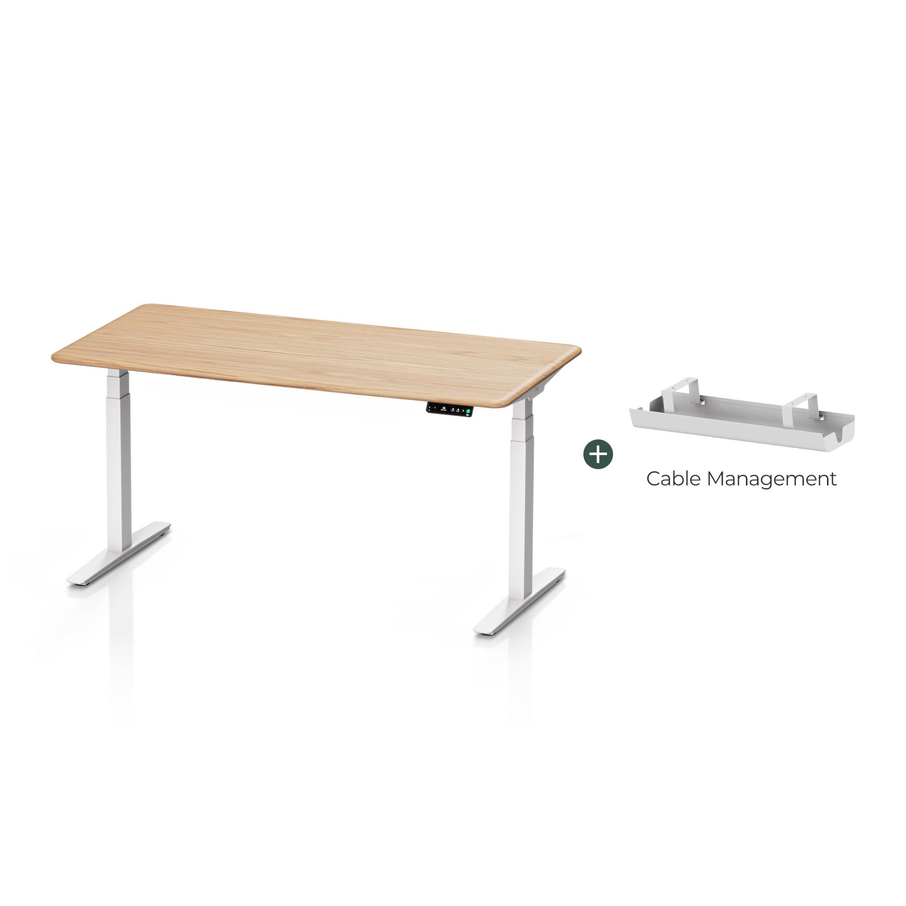 Pesk Pro Hardwood Home Office Electric Standing Desk