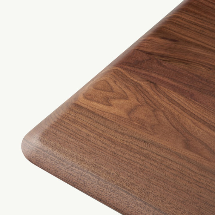 Pesk Pro Walnut Hardwood Dual Electric Standing Desk